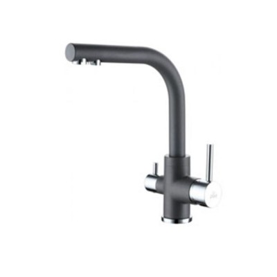 Смеситель PAULMARK Essen Es213011-402 серый металлик (с подкл. фильтра) Смеситель PAULMARK Essen Es213011-402 серый металлик (с подкл. фильтра)