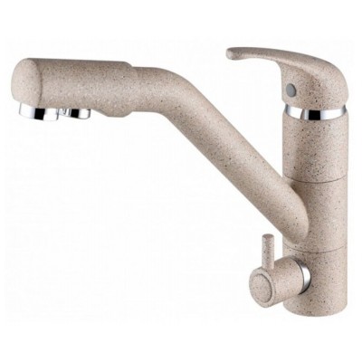 Смеситель PAULMARK Hessen He213017-302 песок (с подкл. фильтра) Смеситель PAULMARK Hessen He213017-302 песок (с подкл. фильтра)