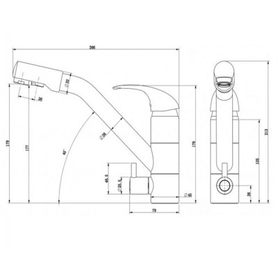 Смеситель PAULMARK Hessen He213017-302 песок (с подкл. фильтра) Смеситель PAULMARK Hessen He213017-302 песок (с подкл. фильтра)