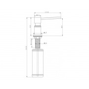 Дозатор PAULMARK D003-401 антрацит