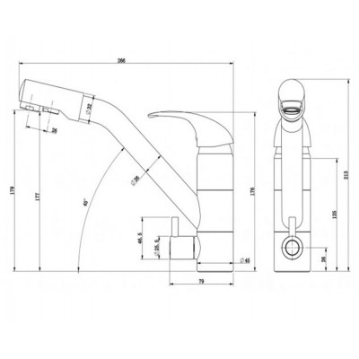 Смеситель PAULMARK Holstein He213017-BR бронза (с подкл. фильтра) Смеситель PAULMARK Holstein He213017-BR бронза (с подкл. фильтра)
