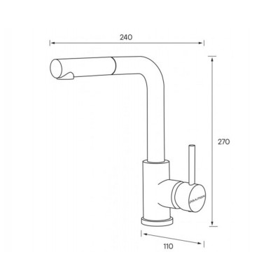 Смеситель PAULMARK Ka214311-431TW белый матовый полностью (с выдв. изливом) Смеситель PAULMARK Ka214311-431TW белый матовый полностью (с выдв. изливом)