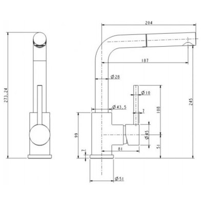 Смеситель PAULMARK Ka214311-331 белый (с выдв. изливом) Смеситель PAULMARK Ka214311-331 белый (с выдв. изливом)
