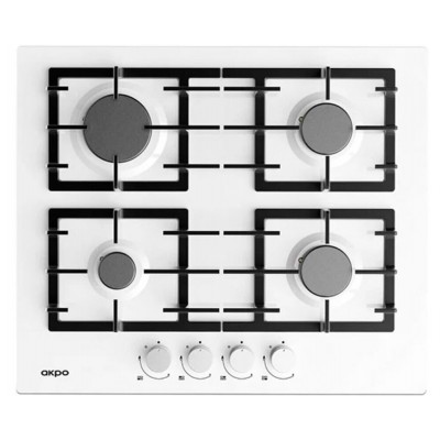 Варочная поверхность газовая AKPO PGA 604 BGC WH Варочная поверхность газовая AKPO PGA 604 BGC WH