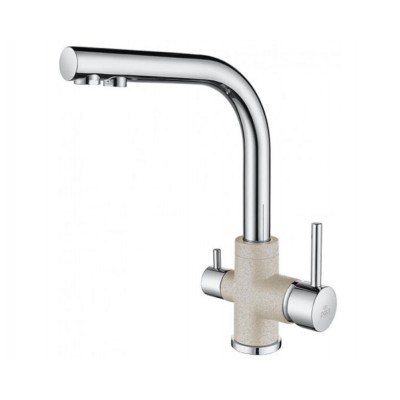 Смеситель PAULMARK Essen Es213011-BECR бежевый/хром (с подкл. фильтра) Смеситель PAULMARK Essen Es213011-BECR бежевый/хром (с подкл. фильтра)