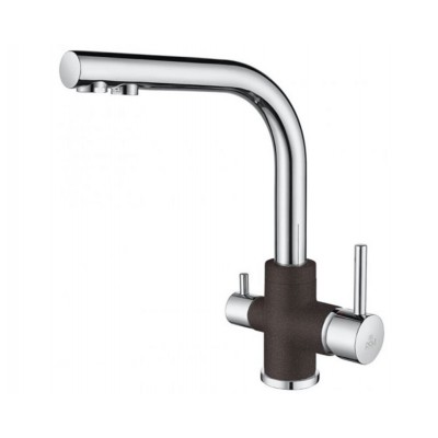 Смеситель PAULMARK Essen Es213011-COCR кофе/хром (с подкл. фильтра) Смеситель PAULMARK Essen Es213011-COCR кофе/хром (с подкл. фильтра)