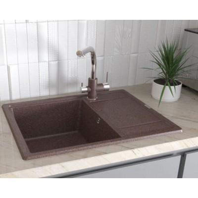 Смеситель PAULMARK Essen Es213011-COCR кофе/хром (с подкл. фильтра) Смеситель PAULMARK Essen Es213011-COCR кофе/хром (с подкл. фильтра)