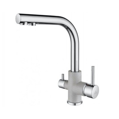 Смеситель PAULMARK Essen Es213011-GRCR серый/хром (с подкл. фильтра) Смеситель PAULMARK Essen Es213011-GRCR серый/хром (с подкл. фильтра)