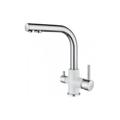 Смеситель PAULMARK Essen Es213011-WHCR белый/хром (с подкл. фильтра) Смеситель PAULMARK Essen Es213011-WHCR белый/хром (с подкл. фильтра)