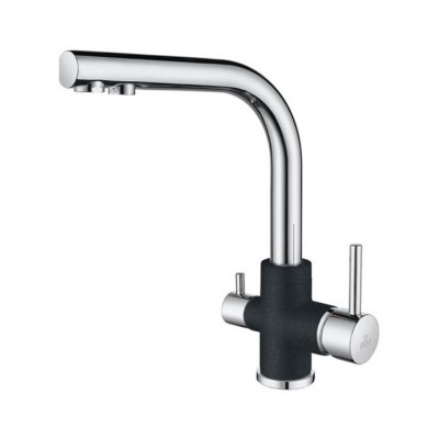 Смеситель PAULMARK Essen Es213011-BLCR чёрный/хром (с подкл. фильтра) Смеситель PAULMARK Essen Es213011-BLCR чёрный/хром (с подкл. фильтра)