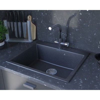 Смеситель PAULMARK Essen Es213011-BLCR чёрный/хром (с подкл. фильтра) Смеситель PAULMARK Essen Es213011-BLCR чёрный/хром (с подкл. фильтра)