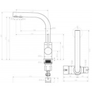Смеситель PAULMARK Essen Es213011-401TB антрацит полностью (с подкл. фильтра)