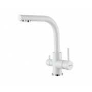 Смеситель PAULMARK Essen Es213011-431TW белый матовый полностью (с подкл. фильтра)