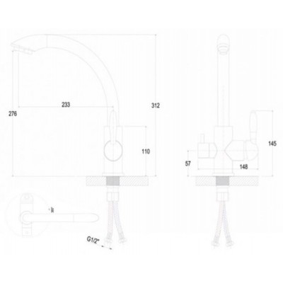 Смеситель PAULMARK Essen Es213001-NI никель (с подкл. фильтра) Смеситель PAULMARK Essen Es213001-NI никель (с подкл. фильтра)