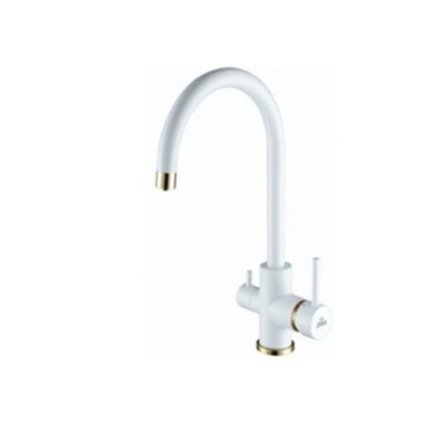 Смеситель PAULMARK Essen Es213211-431BR белый матовыйбронза (с подкл. фильтра) Смеситель PAULMARK Essen Es213211-431BR белый матовыйбронза (с подкл. фильтра)