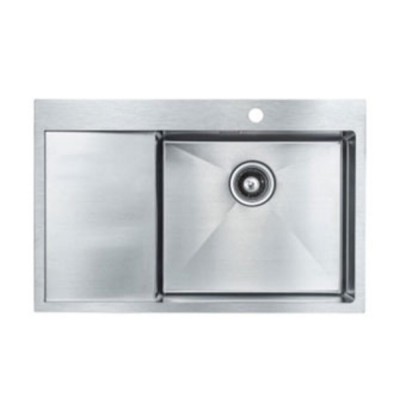 Мойка Paulmark PM807851-BSR брашир. нерж. правая 780х510 мм Мойка Paulmark PM807851-BSR брашир. нерж. правая 780х510 мм