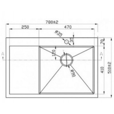 Мойка Paulmark ELDE PM807851-GML вороненая сталь левая 780х510 мм Мойка Paulmark ELDE PM807851-GML вороненая сталь левая 780х510 мм
