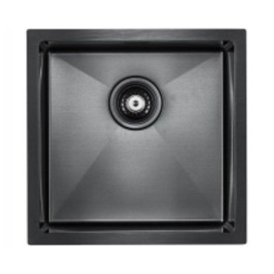 Мойка Paulmark ALLER PM904444-GM воронёная сталь 440х440 мм Мойка Paulmark ALLER PM904444-GM воронёная сталь 440х440 мм