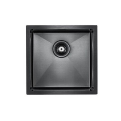 Мойка Paulmark ALLER PM904444-GM воронёная сталь 440х440 мм Мойка Paulmark ALLER PM904444-GM воронёная сталь 440х440 мм