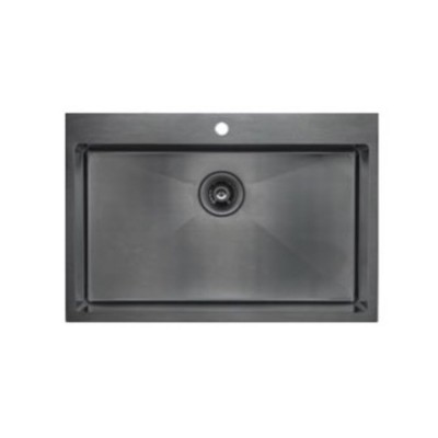 Мойка Paulmark SAAR PM807551-BS брашир. нерж. 750х510 мм Мойка Paulmark SAAR PM807551-BS брашир. нерж. 750х510 мм