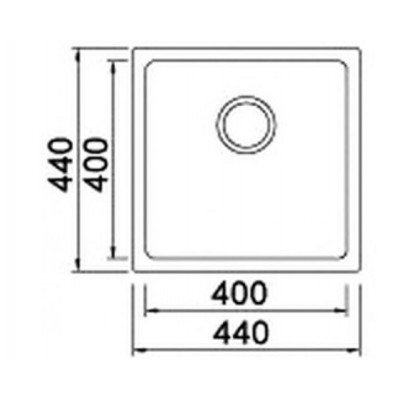 Мойка Paulmark ALLER PM904444-BS брашир. нерж. 440х440 мм Мойка Paulmark ALLER PM904444-BS брашир. нерж. 440х440 мм