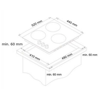 Варочная поверхность газовая SIMFER H45L35B516 Варочная поверхность газовая SIMFER H45L35B516