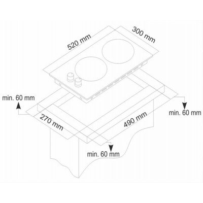 Варочная поверхность газовая SIMFER H30N20B516 Варочная поверхность газовая SIMFER H30N20B516