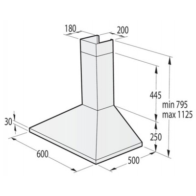 Вытяжка GORENJE WHC 63 CLI Вытяжка GORENJE WHC 63 CLI