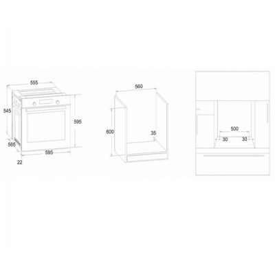 Духовой шкаф электрический SIMFER B6ES16016 Духовой шкаф электрический SIMFER B6ES16016