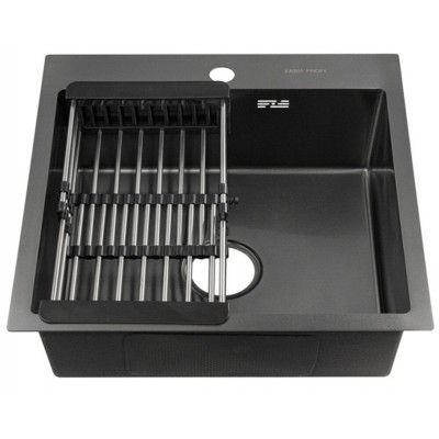 Мойка FABIA PROFI 500x500 ГРАФИТ +корзина Мойка FABIA PROFI 500x500 ГРАФИТ +корзина