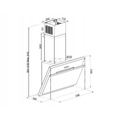 Вытяжка SIMFER 8614 SM Вытяжка SIMFER 8614 SM