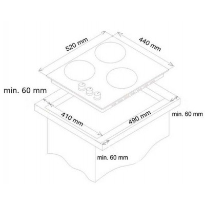 Варочная поверхность электрическая SIMFER H45D13B020 Варочная поверхность электрическая SIMFER H45D13B020