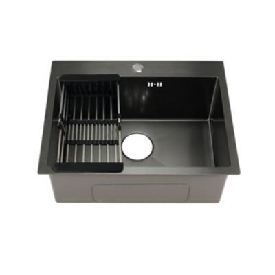 Мойка FABIA PROFI 600x500 ГРАФИТ +корзина Мойка FABIA PROFI 600x500 ГРАФИТ +корзина