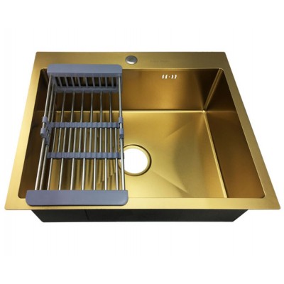 Мойка FABIA PROFI 600x500 ЗОЛОТО +корзина Мойка FABIA PROFI 600x500 ЗОЛОТО +корзина