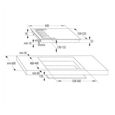 Варочная поверхность газовая GORENJE Simplicity GW642SYW Варочная поверхность газовая GORENJE Simplicity GW642SYW