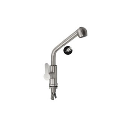 Смеситель 9124 с вытяжным изливом, из нерж. стали 304 Смеситель 9124 с вытяжным изливом, из нерж. стали 304