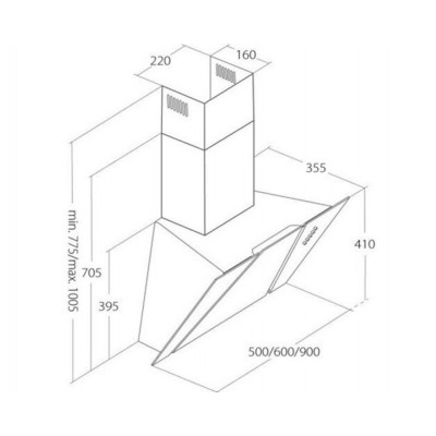 Вытяжка AKPO WK-4 Cetias eco 90 см. белый Вытяжка AKPO WK-4 Cetias eco 90 см. белый