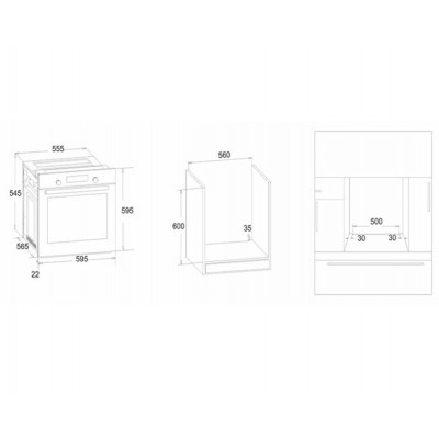 Духовой шкаф электрический SIMFER B6EB56016 Духовой шкаф электрический SIMFER B6EB56016