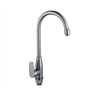 Смеситель BRIMIX 88208 ТИТАН, С-образный излив, ТИТАН, из алюминия Смеситель BRIMIX 88208 ТИТАН, С-образный излив, ТИТАН, из алюминия