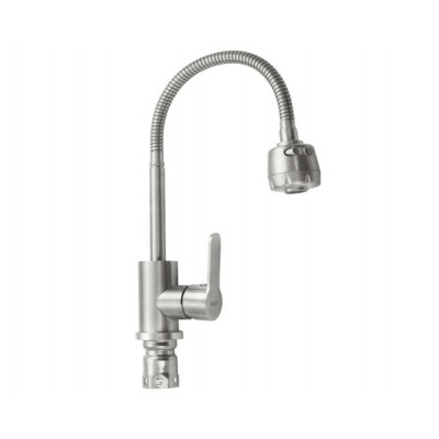 Смеситель MAGNUS 9214 гибкий излив, из нерж. стали 304 Смеситель MAGNUS 9214 гибкий излив, из нерж. стали 304