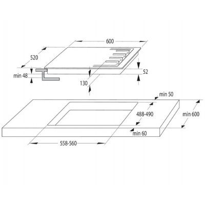 Варочная поверхность газовая GORENJE GW6D42CLI Варочная поверхность газовая GORENJE GW6D42CLI