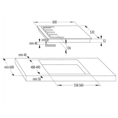 Варочная поверхность газовая GORENJE GT642AXW Варочная поверхность газовая GORENJE GT642AXW