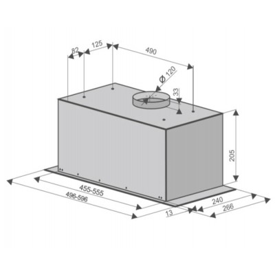 Вытяжка Konigin Flatbox Ivory 60 Вытяжка Konigin Flatbox Ivory 60