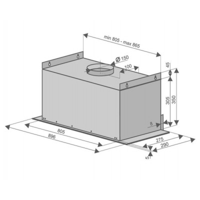 Вытяжка Konigin Navi Black Glass 90 Вытяжка Konigin Navi Black Glass 90