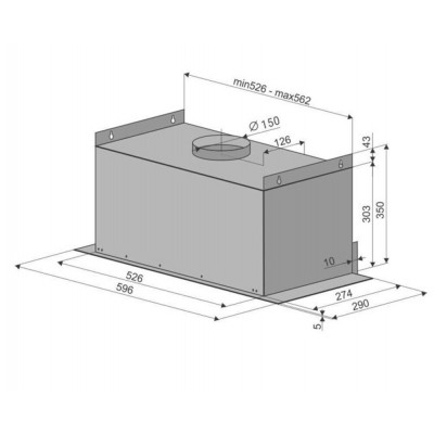 Вытяжка Konigin Navi White Glass 60 Вытяжка Konigin Navi White Glass 60