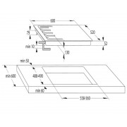 Варочная поверхность газовая GORENJE GW6D42CLB