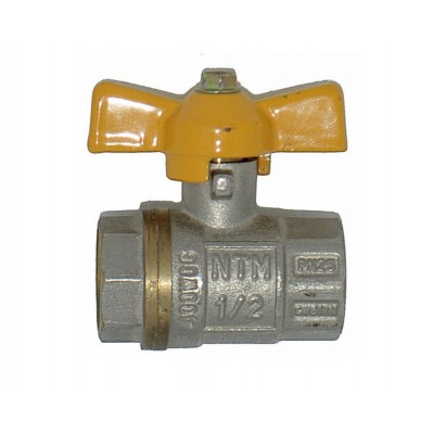 TITAN Кран шаровый газовый 1/2" г/г бабочка TITAN Кран шаровый газовый 1/2" г/г бабочка