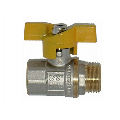 TITAN Кран шаровый газовый 1/2" г/ш бабочка TITAN Кран шаровый газовый 1/2" г/ш бабочка