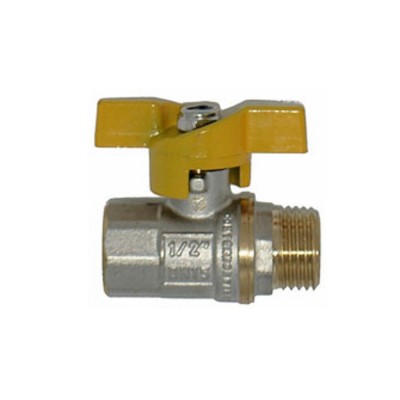 TITAN Кран шаровый газовый 1/2" г/ш бабочка TITAN Кран шаровый газовый 1/2" г/ш бабочка