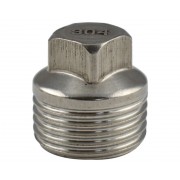 МАК Заглушка в трубу 1/2", наруж. резьба из нерж. стали 304